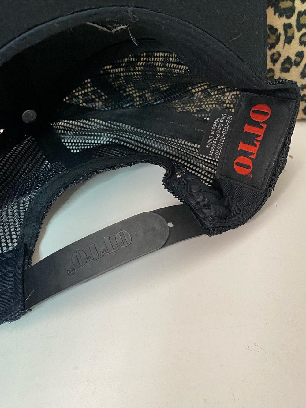 OTTO Big Time Threads Camo Black Mesh Trucker Hat Snapback NWOT - Picture 10 of 11